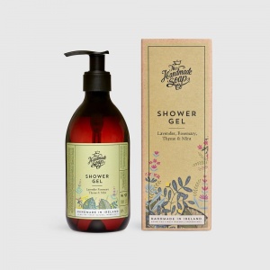The Handmade Soap Company Shower Gel - Uplifting and Soothing Lavender Rosemary Thyme & Mint