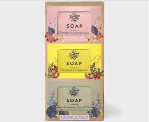 The Handmade Soap Company Three Pack Soap Gift Set