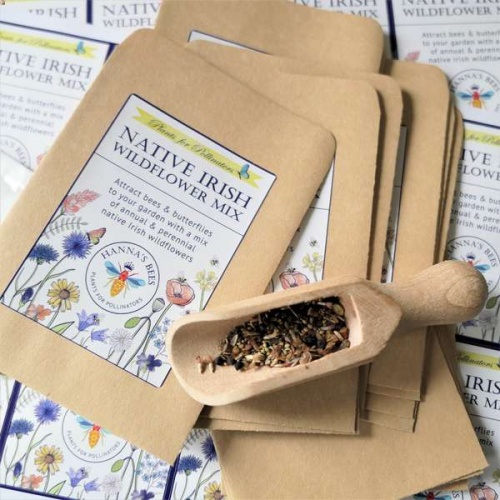 Hanna's Bees Native Irish Wildflower Seeds - Plants for Pollinators