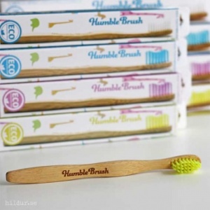 Humble Brush Biodegradable Bamboo Toothbrush Medium Bristles