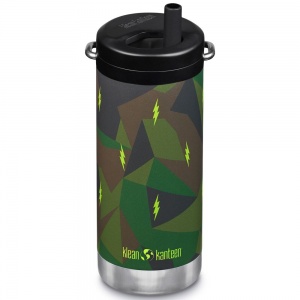 Klean Kanteen Insulated TK Wide with Twist Cap and Straw - 12oz/353ml Electric Camo