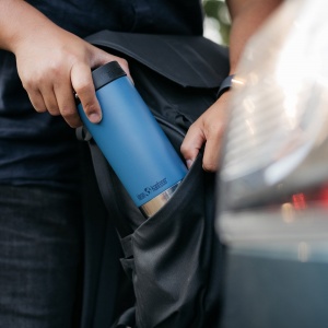 Klean Kanteen Insulated TK Wide - Perfect for Coffee or Cold Drinks On The Go 473ml/16oz Cafe Cap Real Teal