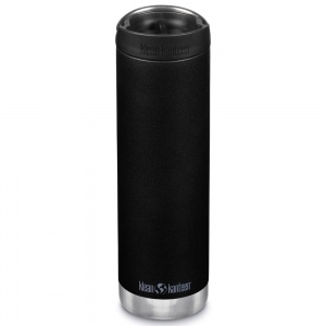 Klean Kanteen Insulated TK Wide - Perfect for Coffee or Cold Drinks On The Go 592ml/20oz Cafe Cap Black