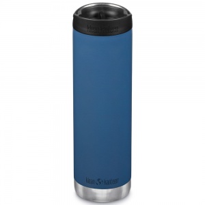 Klean Kanteen Insulated TK Wide - Perfect for Coffee or Cold Drinks On The Go 592ml/20oz Cafe Cap Real Teal
