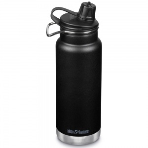 Klean Kanteen Insulated TK Wide Brushed Stainless Steel - 946ml/32oz Chug Cap Black