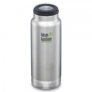 Klean Kanteen Insulated TK Wide Brushed Stainless Steel - Perfect for Cold or Hot Drinks 946ml/32oz