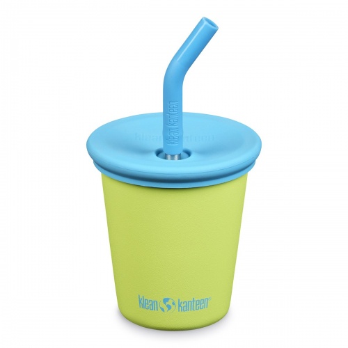 Klean Kanteen Spill Proof Kids Cup with Straw 10oz/295ml Juicy Pear