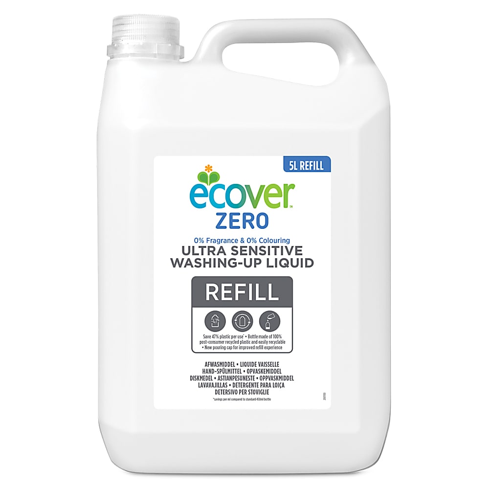Ecover Zero Ultra Sensitive Washing Up Liquid 5 Litre Refill