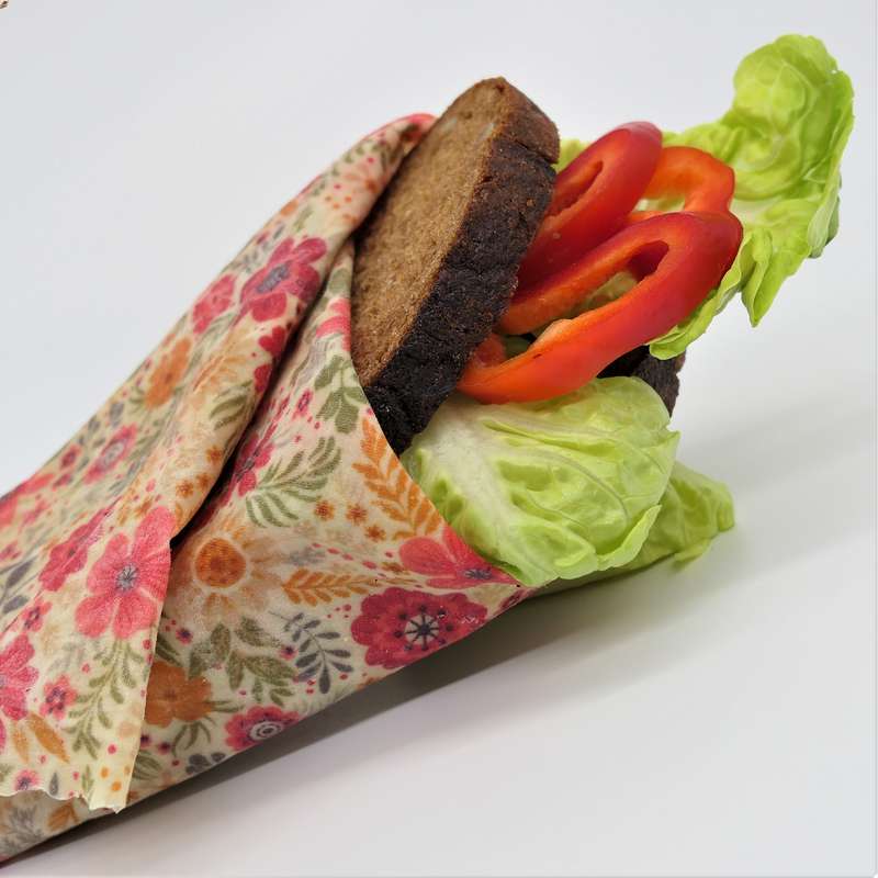 Hanna's Beeswax Wraps Sandwich Wrap Earthmother.ie