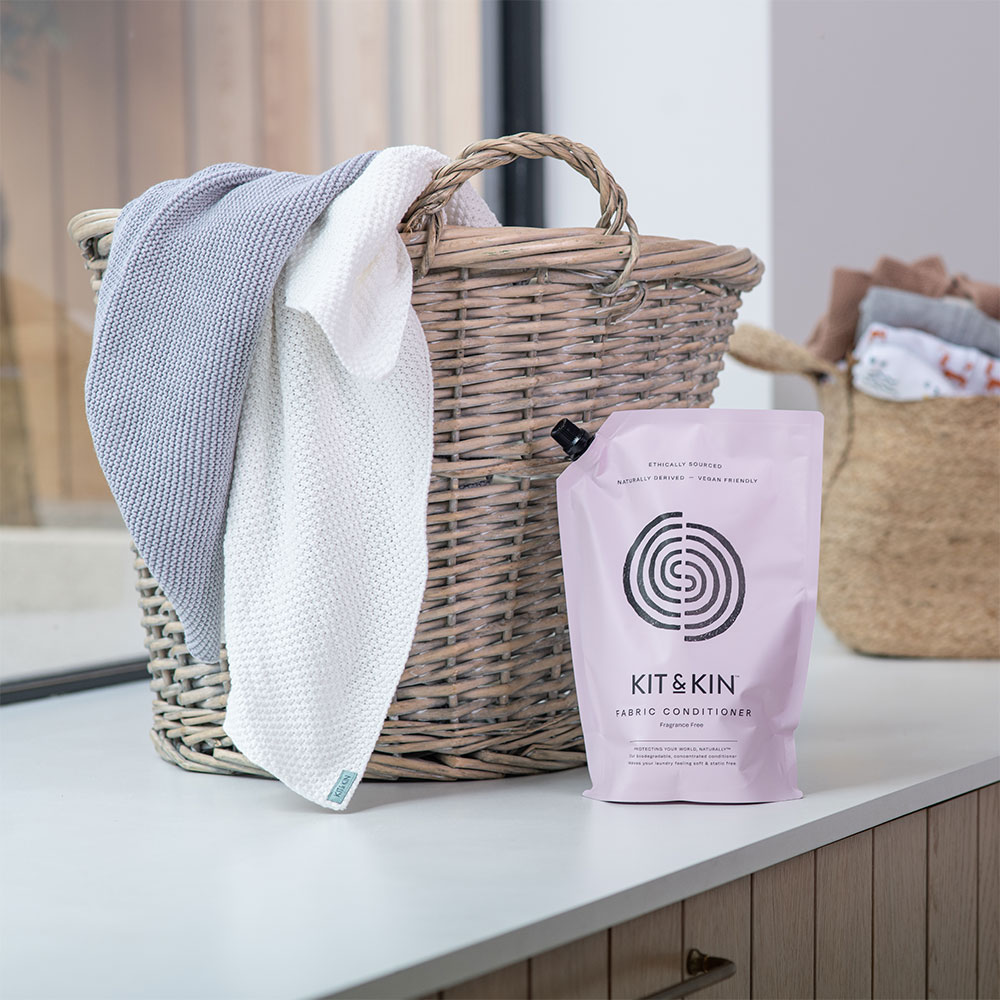 Kin Fabrics Kit & Kin Fabric Conditioner Fragrance Free - Earthmother.ie