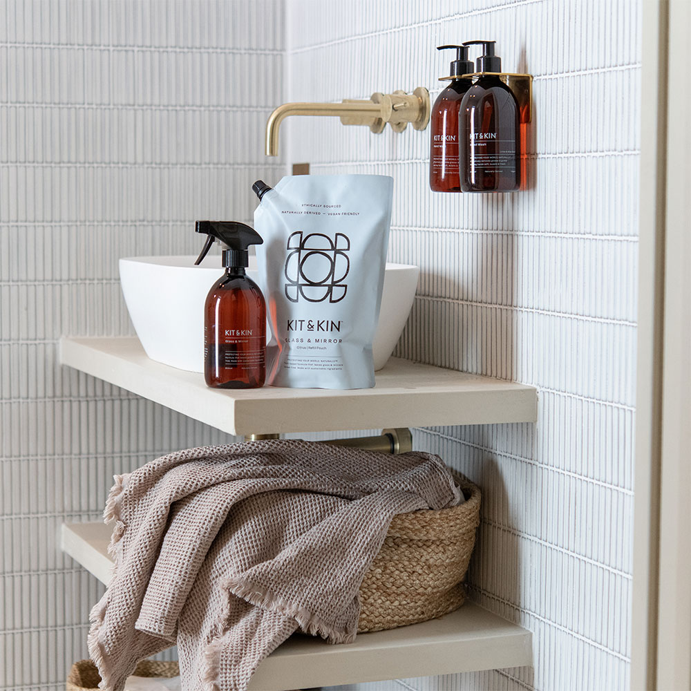 Kit & Kin Glass & Mirror Cleaner Grapefruit Refill - Earthmother.ie