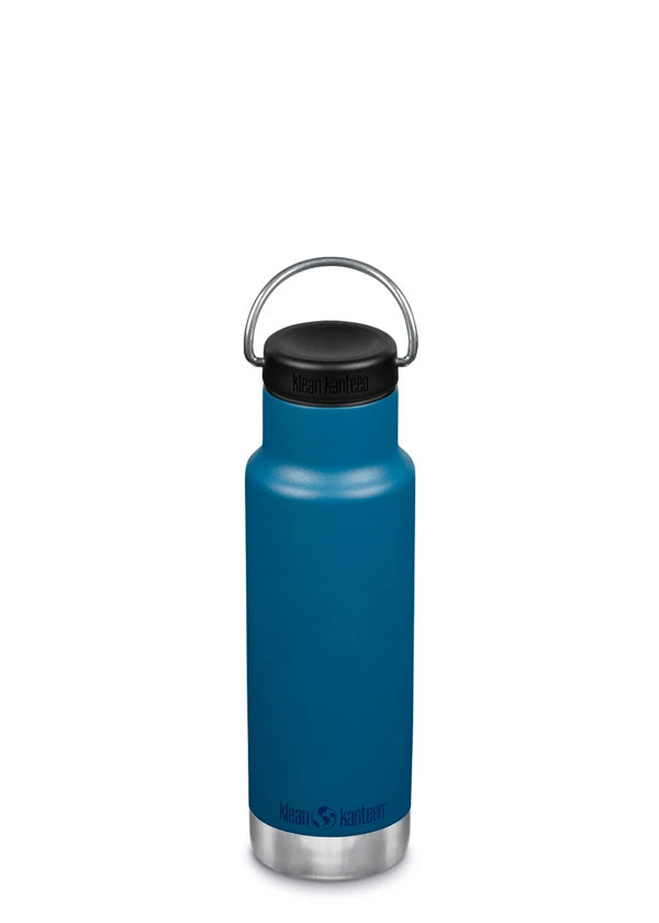 Klean Kanteen Classic Insulated Stainless Steel Water Bottle 355ml Real Teal