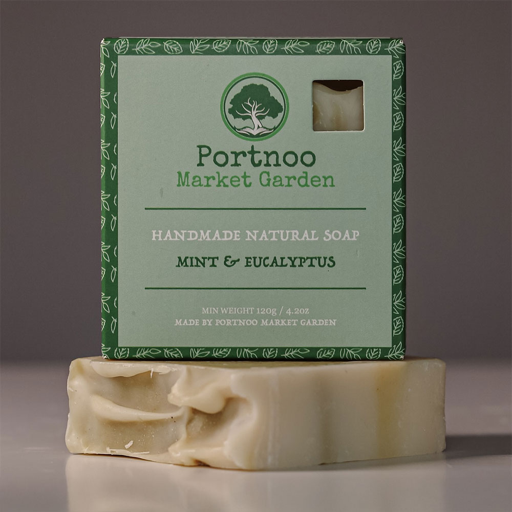 Portnoo Large Soap Bar Mint & Eucalyptus - Earthmother.ie