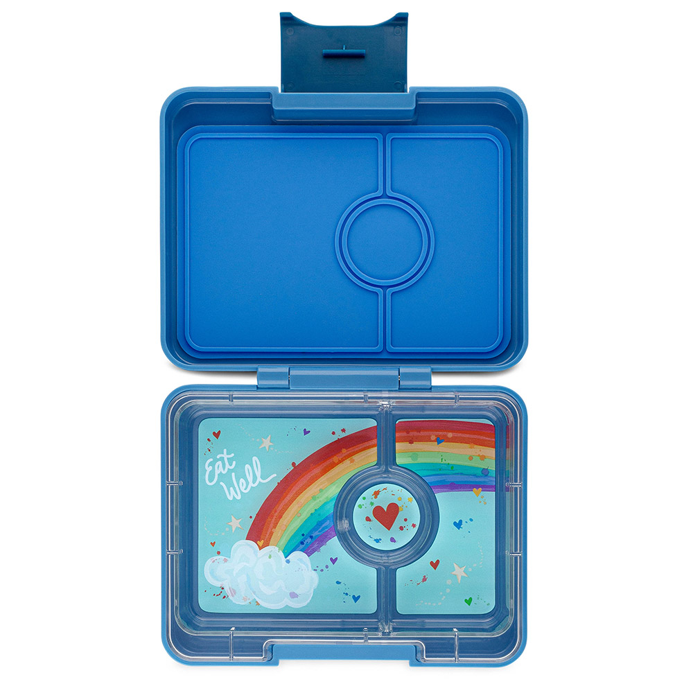 Yumbox Snack Leak Free Lunch Box - Sky Bue with Clouds Exterior