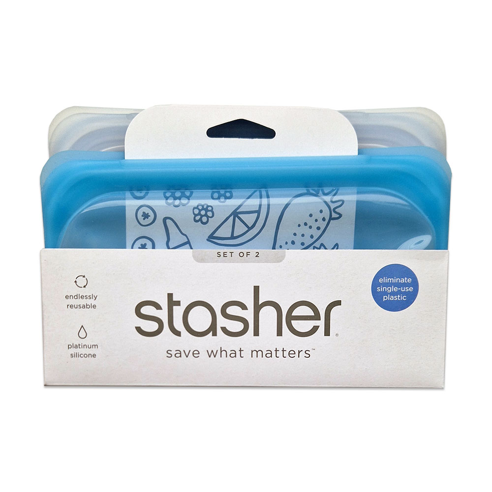 Stasher Reusable Snack Bag Pack - Main Image