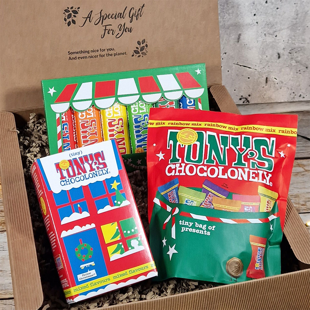 Earthmother Tony's Chocolonely Christmas Hamper