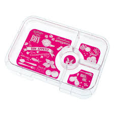 Yumbox Extra Tray for Tapas Yumbox (4 compartments) - Pink