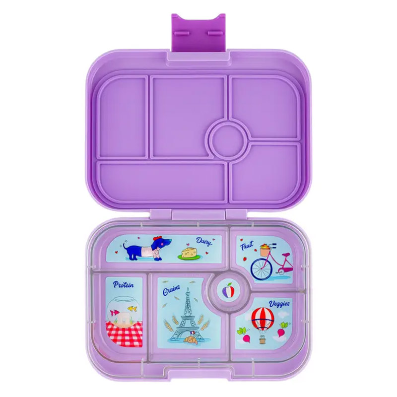 Yumbox Classic 6 Compartment Lunchbox Lulu Purple