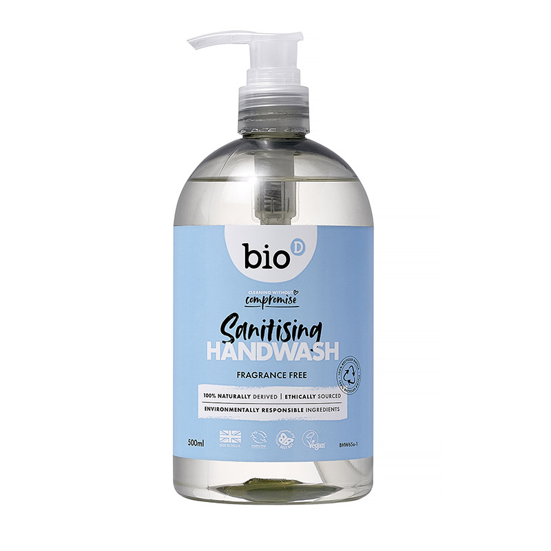 Bio D Sanitising Hand Wash - Fragrance Free