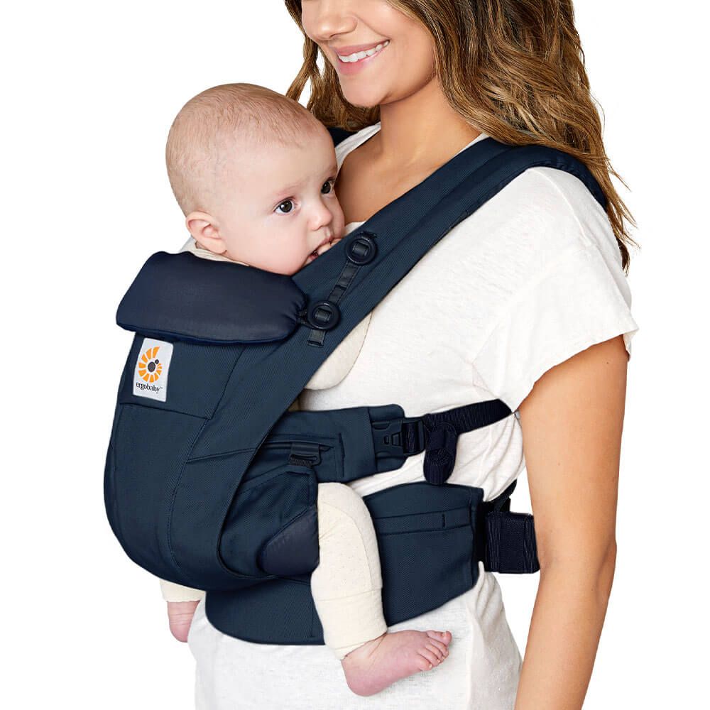 Ergobaby Omni Dream Soft Touch Cotton Baby Carrier Midnight Blue