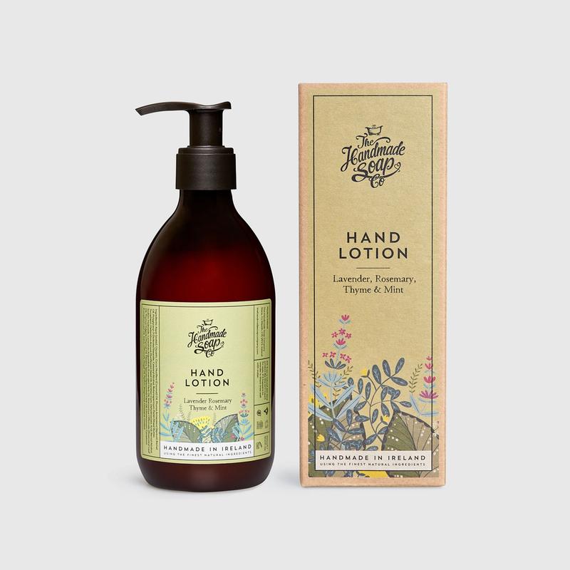 The Handmade Soap Company Hand Lotion - Uplifting and Soothing Lavender Rosemary Thyme & Mint