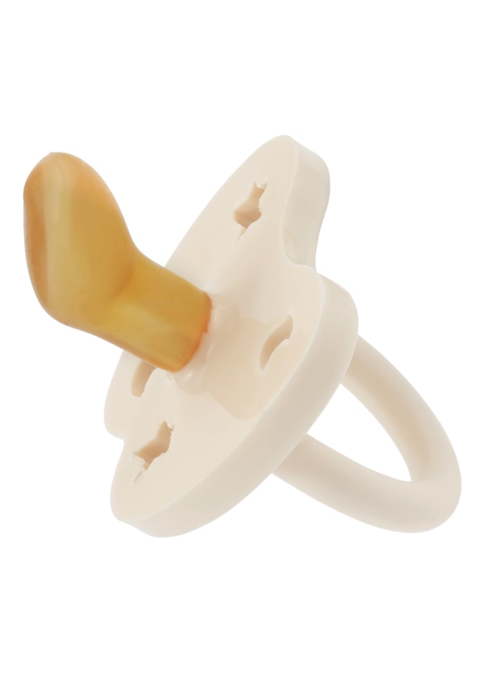 Hevea Soothers 2 Pack Natural & Milky White Earthmother.ie