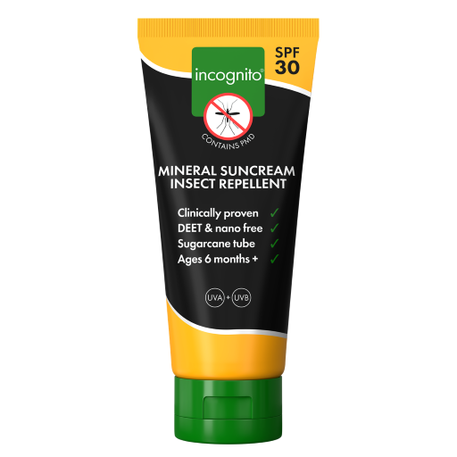 Incognito New Improved Formulation Suncream, Insect Repellent and Moisturiser SPF30 75ml