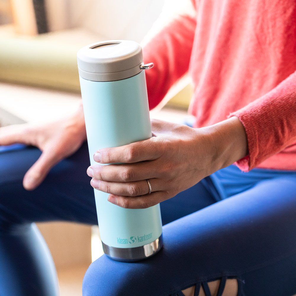 Klean Kanteen Insulated 20oz Blue Tint Earthmother.ie