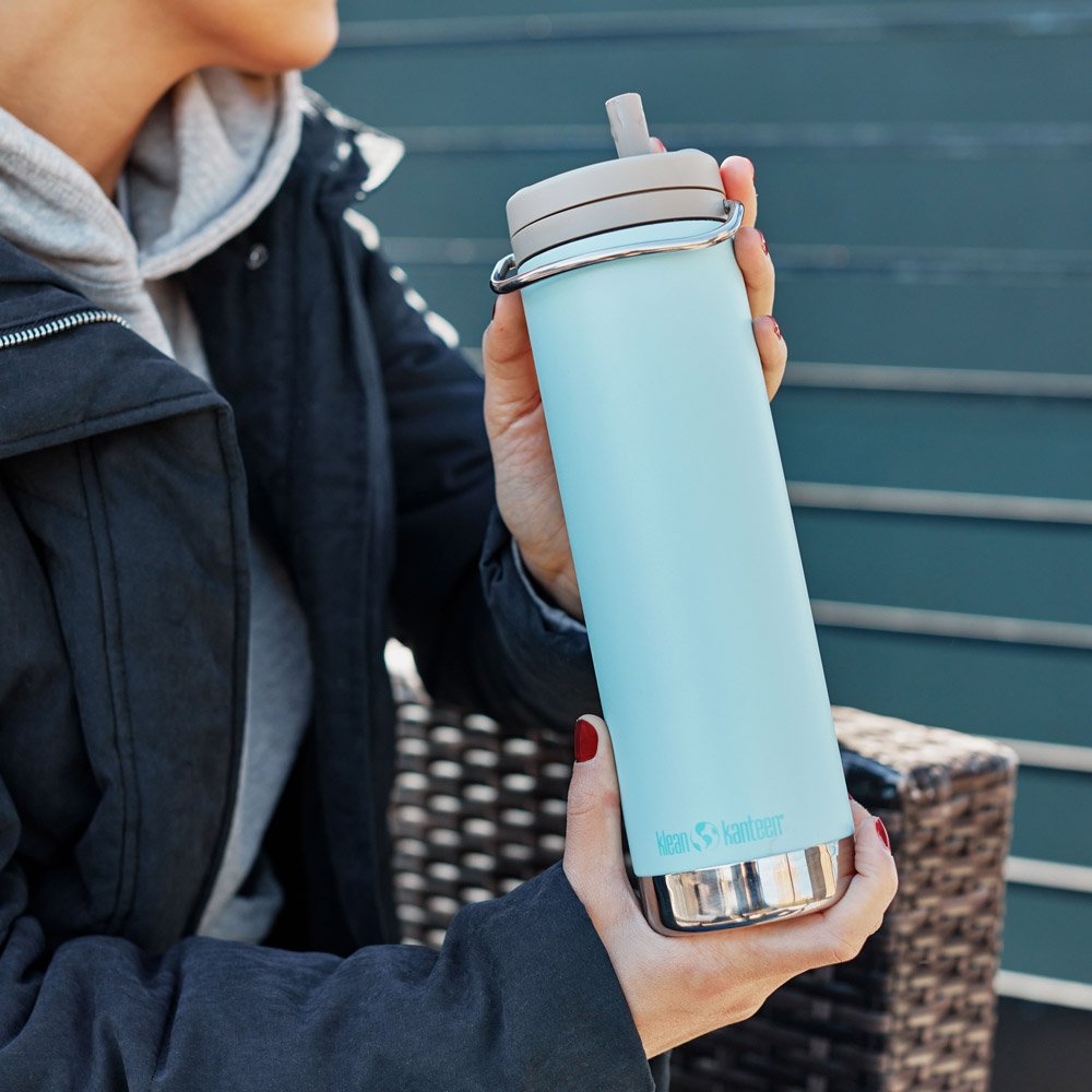 Klean Kanteen Insulated 20oz Blue Tint Earthmother.ie