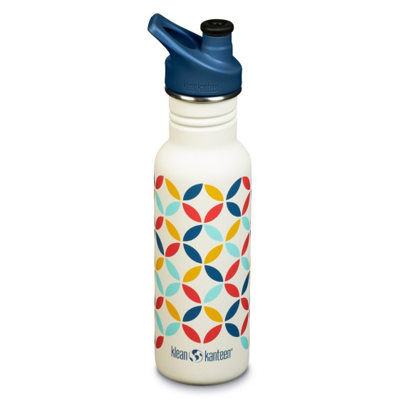 Klean Kanteen Classic Stainless Steel Water Bottle 532ml Retro Dot