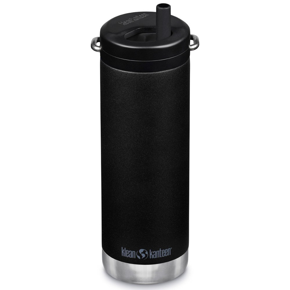 Klean Kanteen Insulated TK Wide with Twist Cap and Straw - 16oz/473ml Black