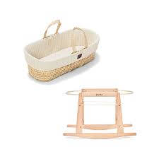 The Little Green Sheep Moses Basket Rocking Stand Earthmother.ie