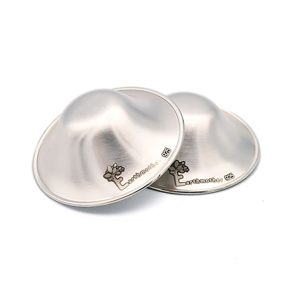 SILVERETTE The Original Silver Nursing Cups Silverettes Metal Nipple Covers  for