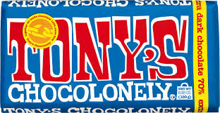 Tonys Chocolonely Fairtrade Chocolate Bar - Extra Dark Chocolate 70%