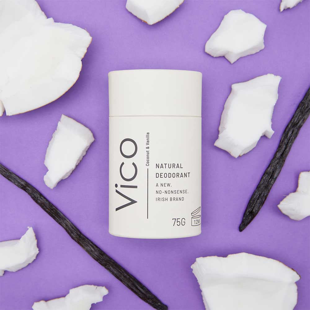 Vico Natural Deodorant Coconut & Vanilla - Earthmother.ie