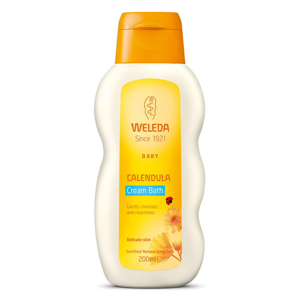 Weleda Calendula Baby Cream Bath - Gently Cleanses and Nourishes