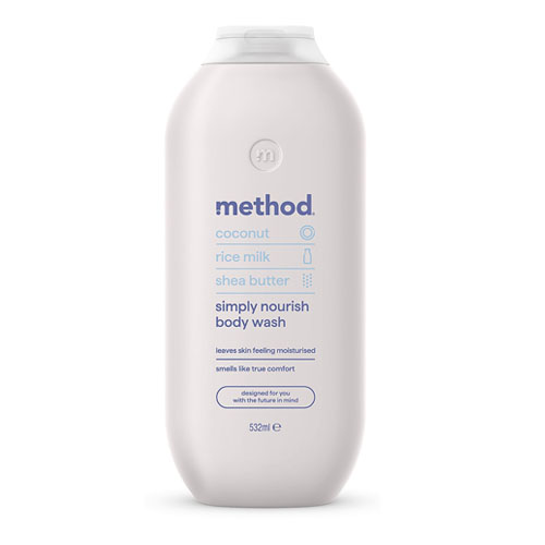 Method Body Wash Simply Nourish Coconut Rice Milk Shea Butter 532ml