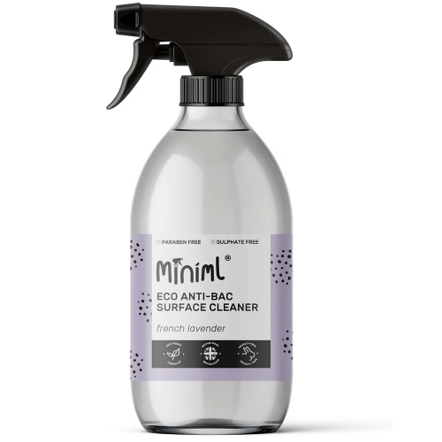 Miniml Anti Bac Surface Cleaner French Lavender - Glass Bottle - Refill Available