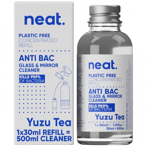 Neat Ant-Bac Glass Cleaner Concentrated Refill to Dilute- Yuzu Tea