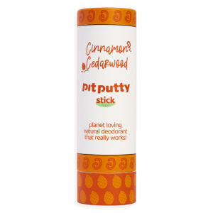 Pit Putty Aluminium Free Natural Deodorant Stick - Cinnamon and Cedarwood