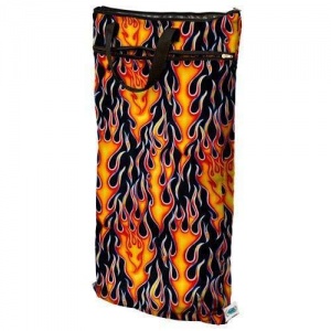 Planetwise Reusable Hanging Wet/Dry Bag Flame
