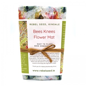 Rebel Seeds Easy to Plant Bee Friendly Flower Mat - Bees Knees