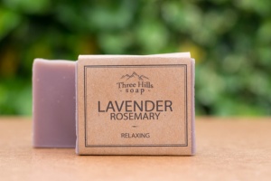 Three Hills Soap Natural Soap Relaxing Lavender & Rosemary