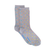 Polly and Andy Bamboo Socks - Sustainable Antibacterial Soft Seams- Dotty