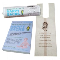 Beaming Baby Nappy Bags - Compostable Plant Based Corn Starch