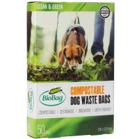 BioBag Compostable Dog Waste Bags 50s