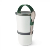Black and Blum Original Lunch Pot - 2 in 1 Leak Proof Pots for Breakfast or Lunch