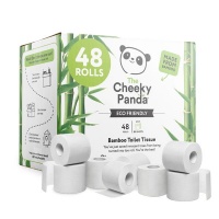 Cheeky Panda 100% Natural & Sustainable Bamboo Toilet Tissues - 48 Rolls