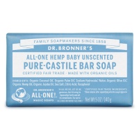 Dr Bronners Baby-Mild Castile Soap Bar - Gentle, Mild, Effective