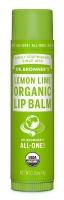 Dr Bronners Organic Lip Balm - Moisturise & Protect - Refreshing Lemon Lime